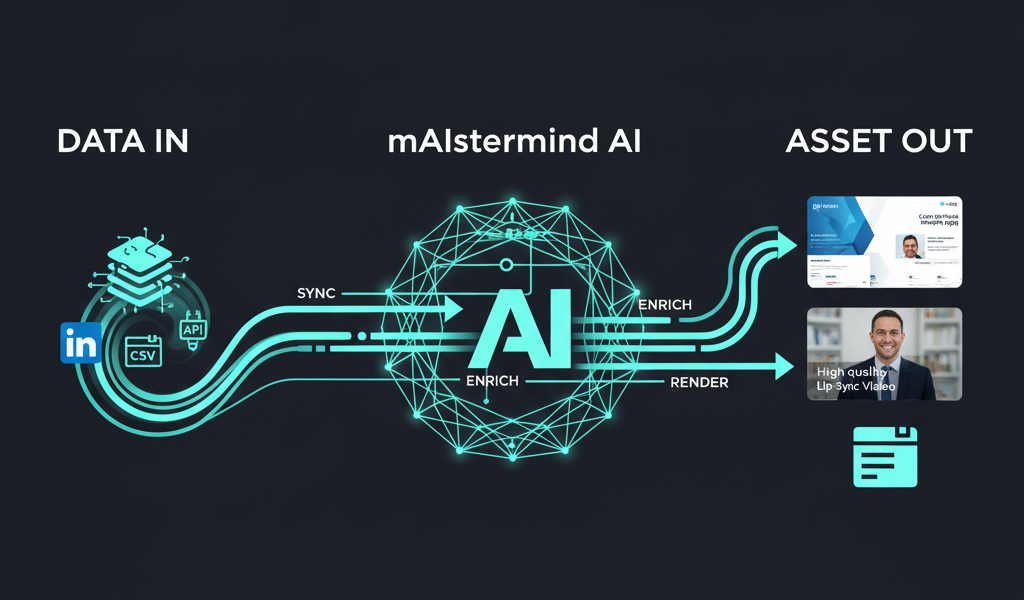 Visual representation of automated data pipeline flow